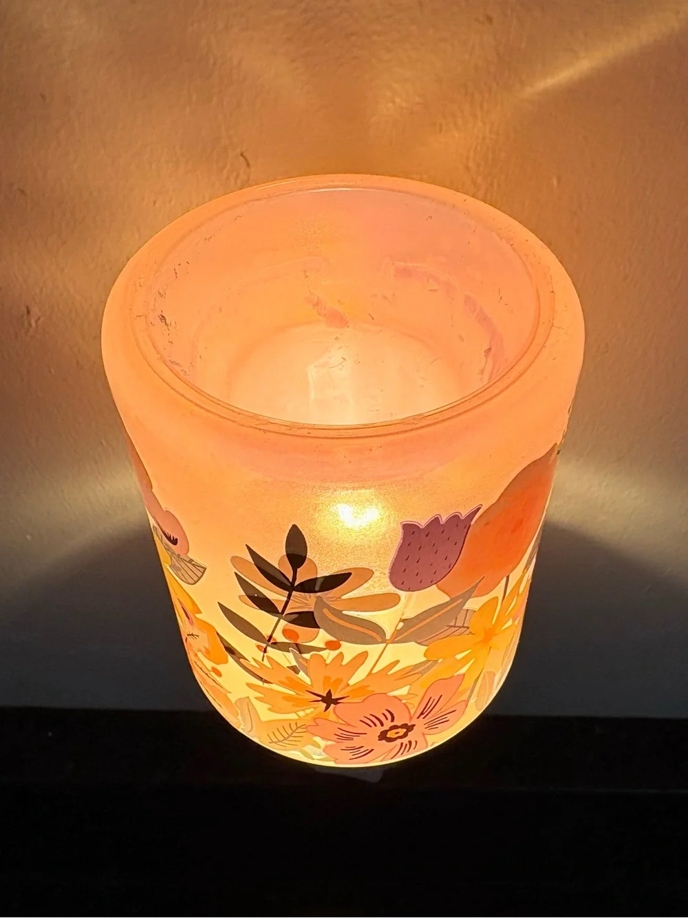 Scentsy Iridescent Floral Nightlight Wax Warmer